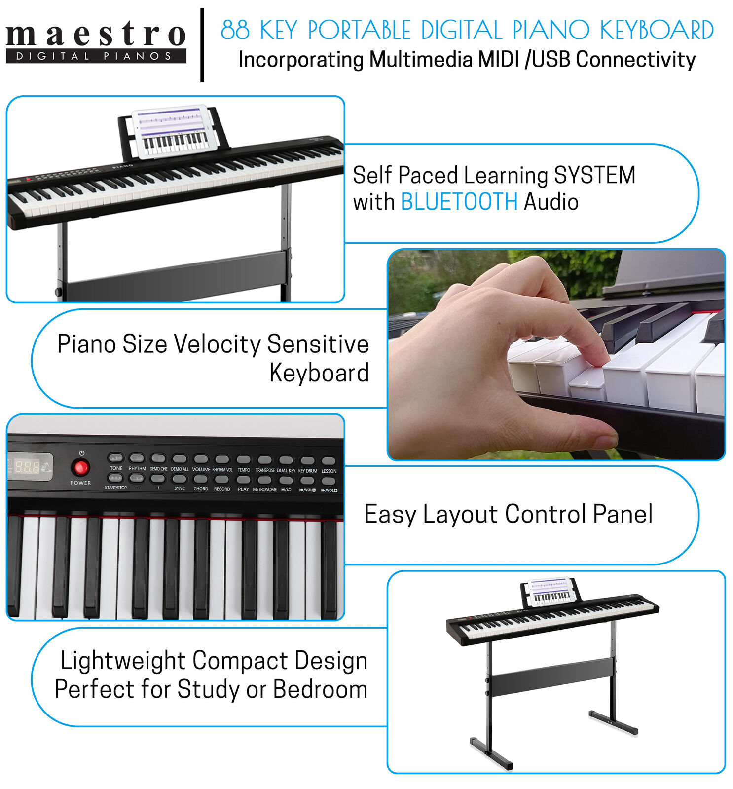 Beginner 88 store key keyboard